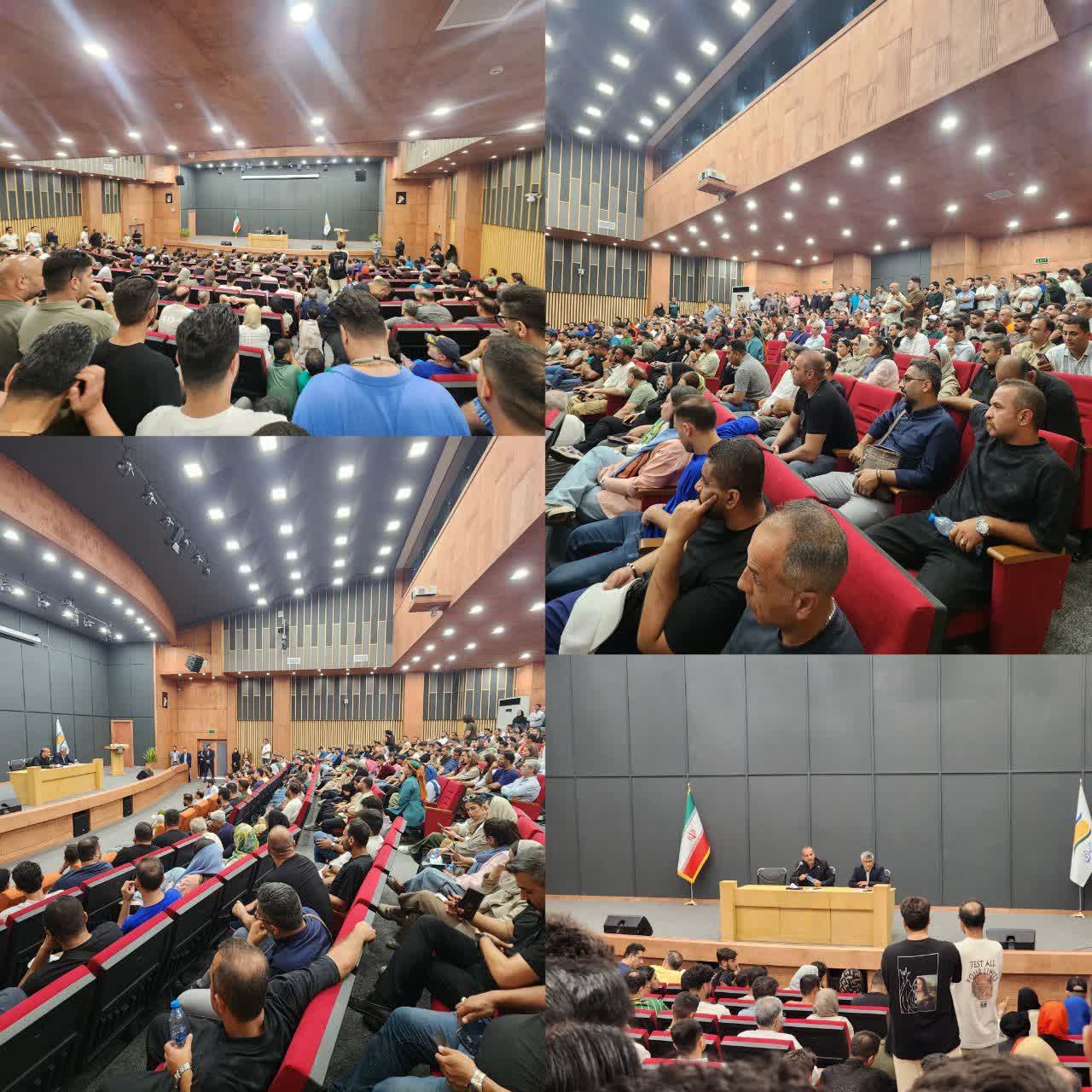 حضور مدیرعامل سازمان منطقه آزاد انزلی در جمع کسبه و فعالین اقتصادی مجتمع تجاری ونوس